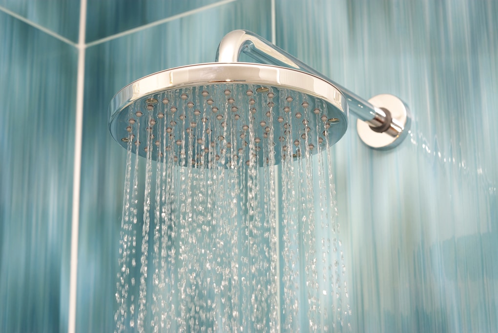 Picture of a running shower in San Bernardino